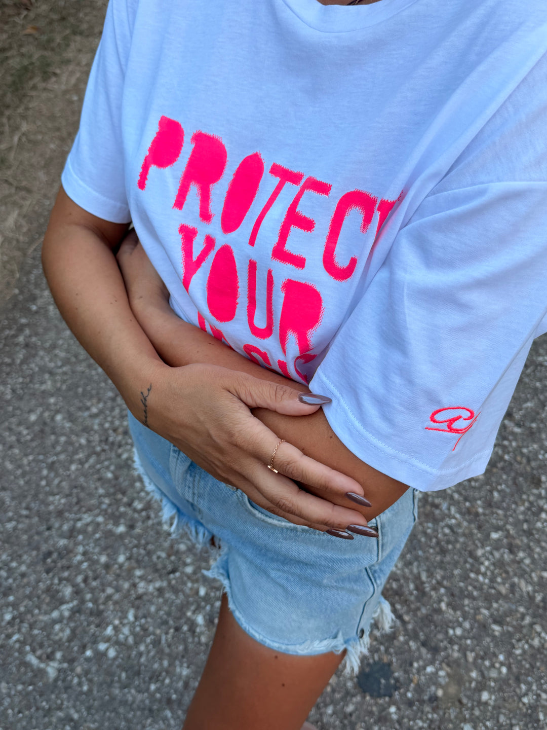 “MAGIC” Oversized White T-Shirt
