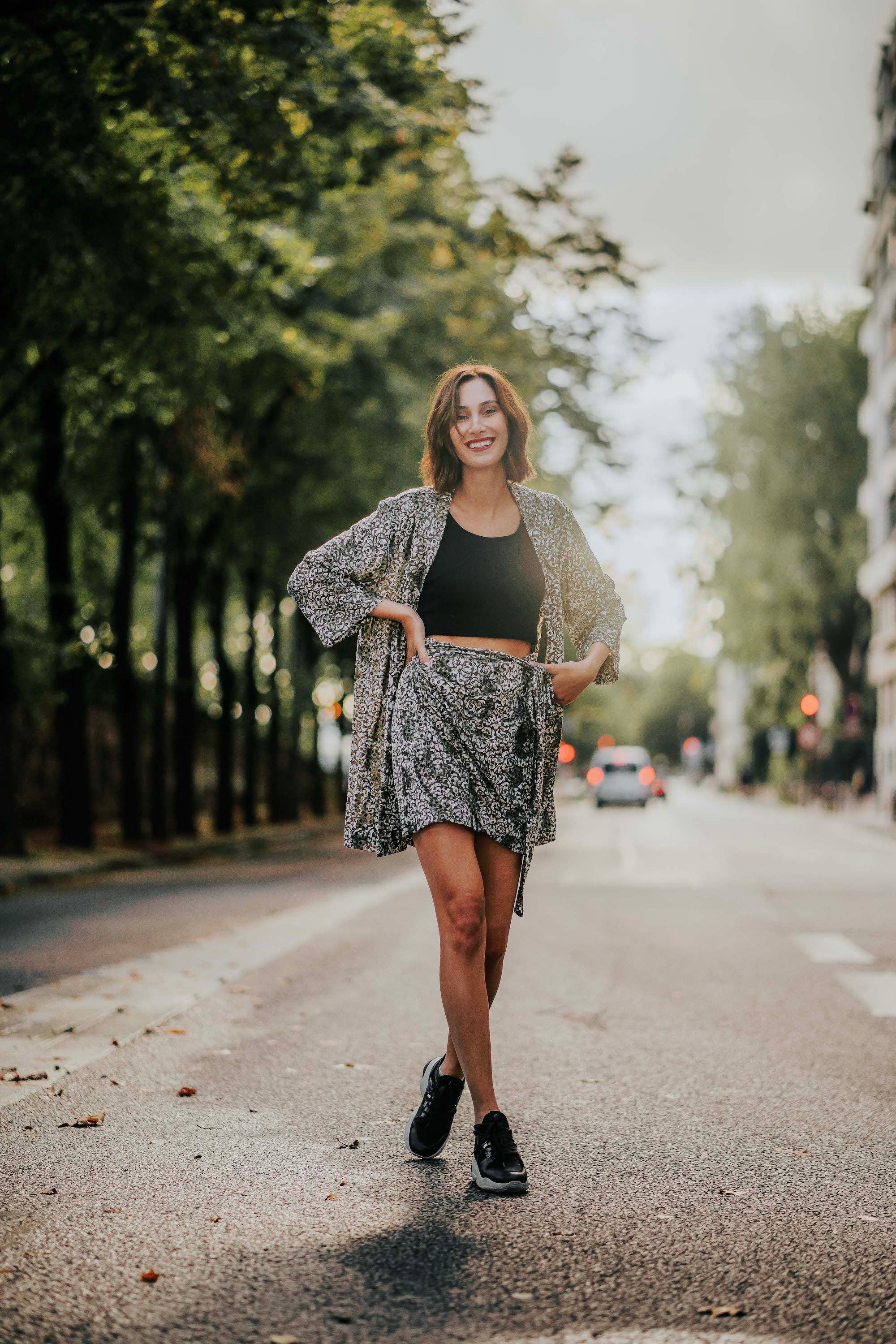 "Flat White" Skirt - Argyro Fotou