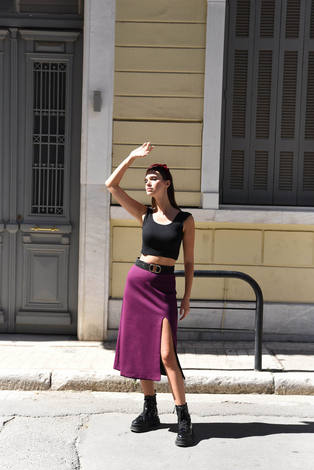 "BLACKBERRY" Skirt - Argyro Fotou