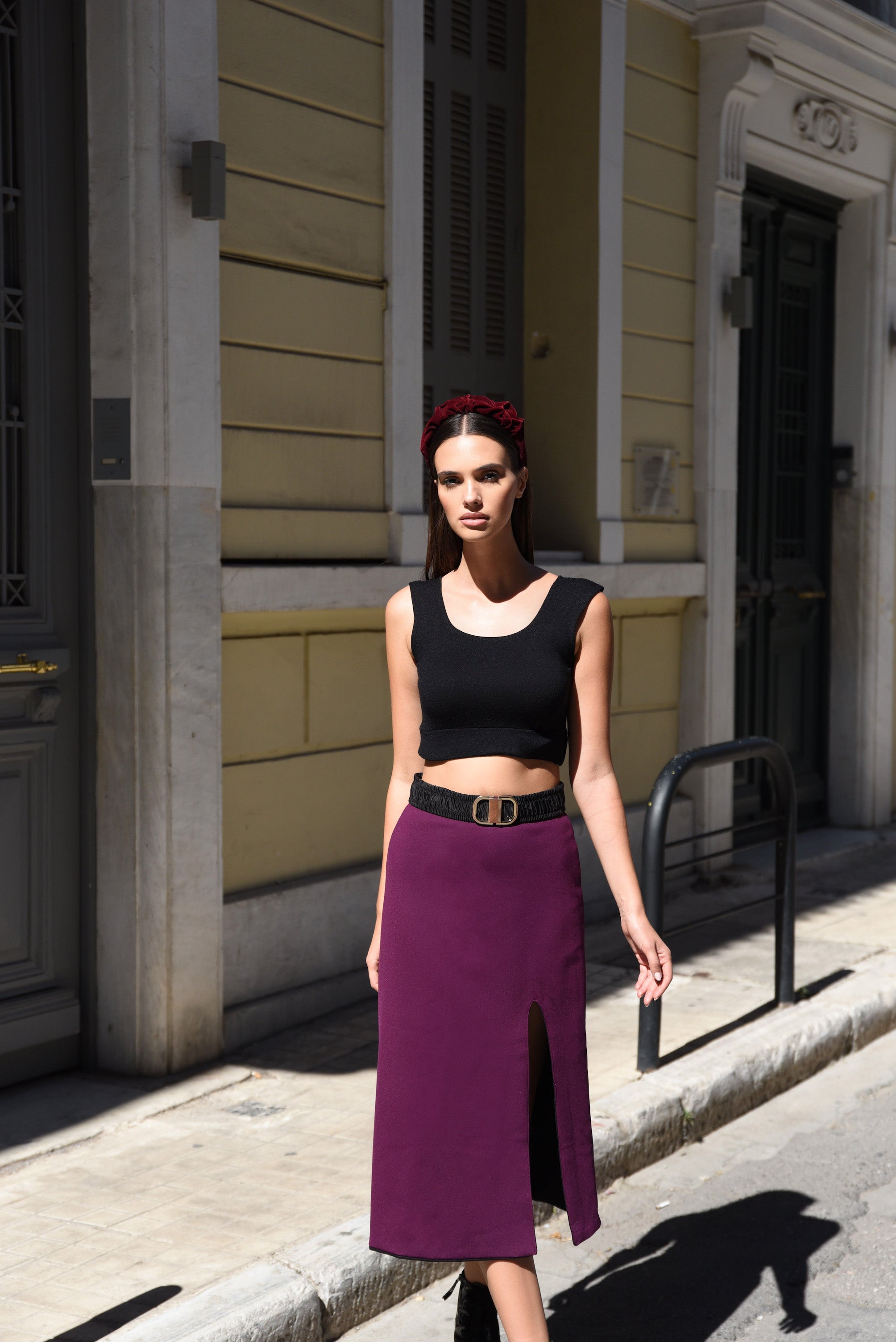 "BLACKBERRY" Skirt - Argyro Fotou