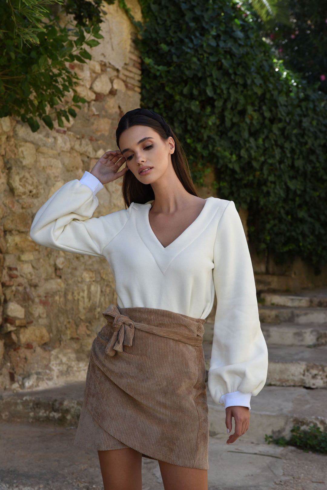 "Mocca" Skirt - Argyro Fotou