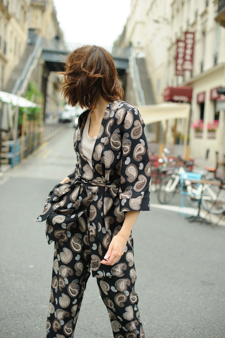 "SEAWEED MYSTERY" Kimono - Argyro Fotou